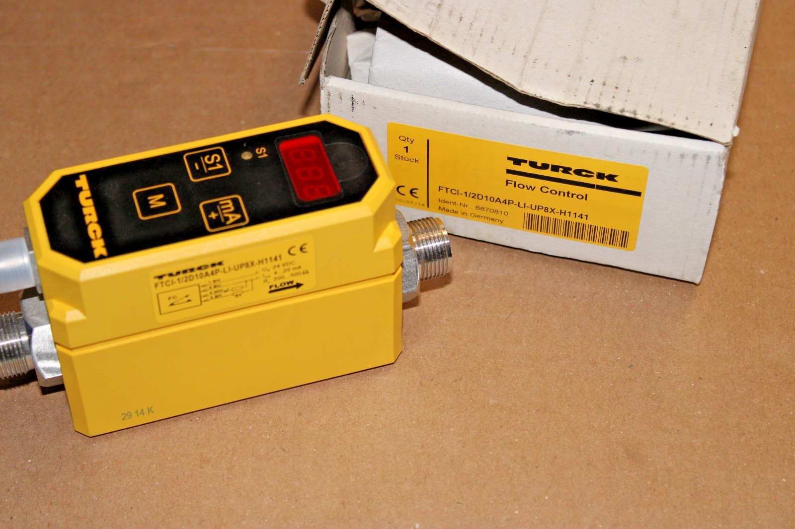 TURCK FTCI-1/2D10A4P-LI-UP8X-H1141  Flow Sensor