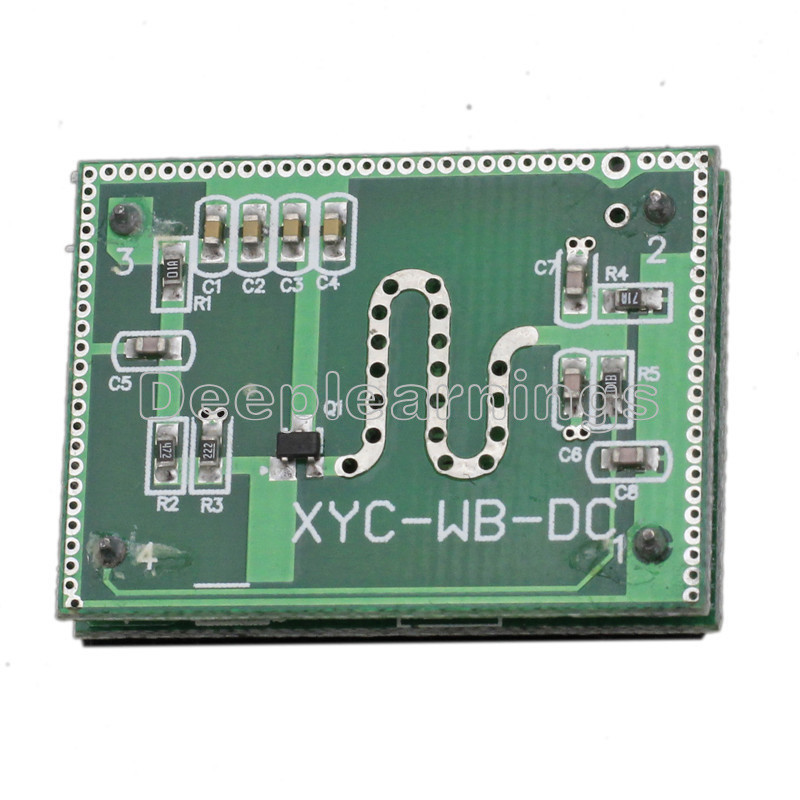 5.8GHZ Microwave Radar Sensor 6-9M Smart Switch for Home Control 3.3-20V DC