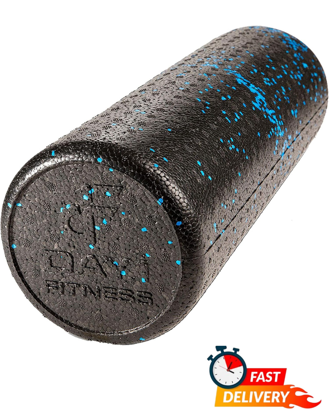 12" High Density Foam Roller Deep Tissue Muscle Massage Stretch Recovery Blue