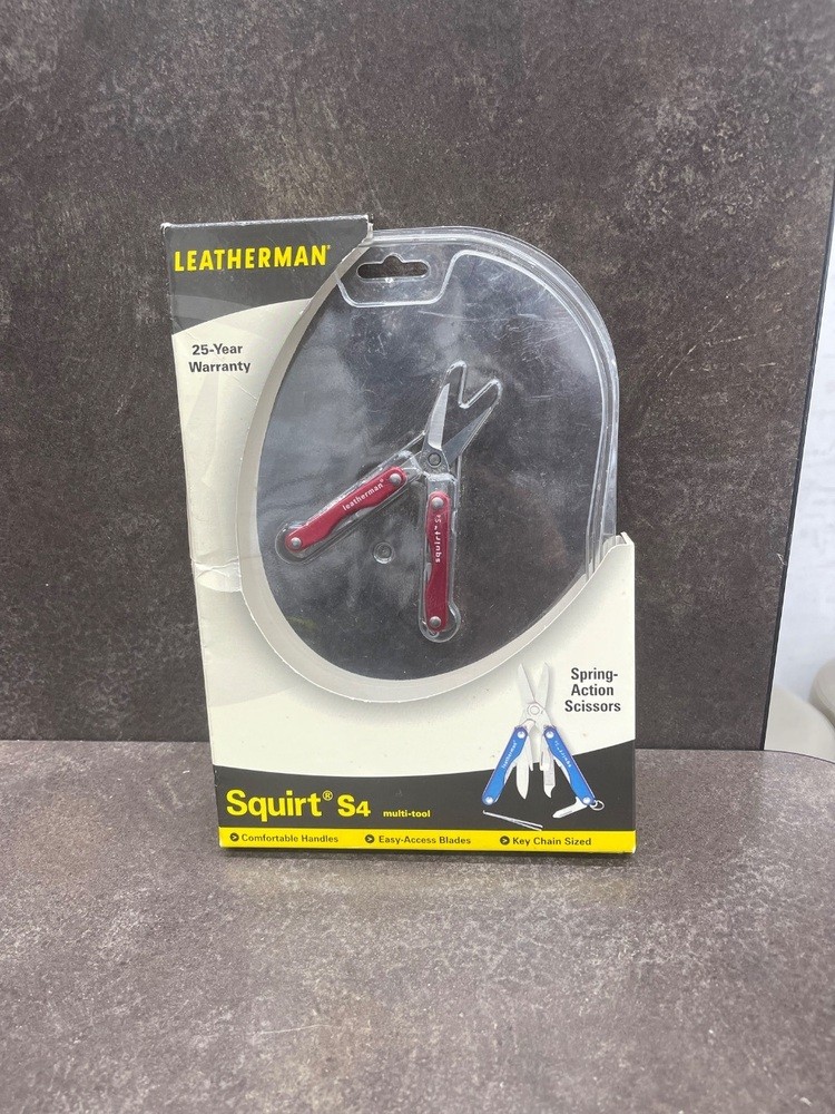 LEATHERMAN SQUIRT S4 - (81030003K) RED 2004 MULTI TOOL