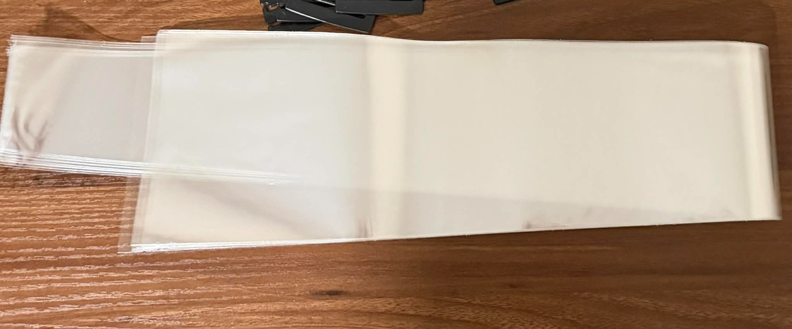 25 Clear Plastic Tie Sleeves Necktie 30.5 x 4.5