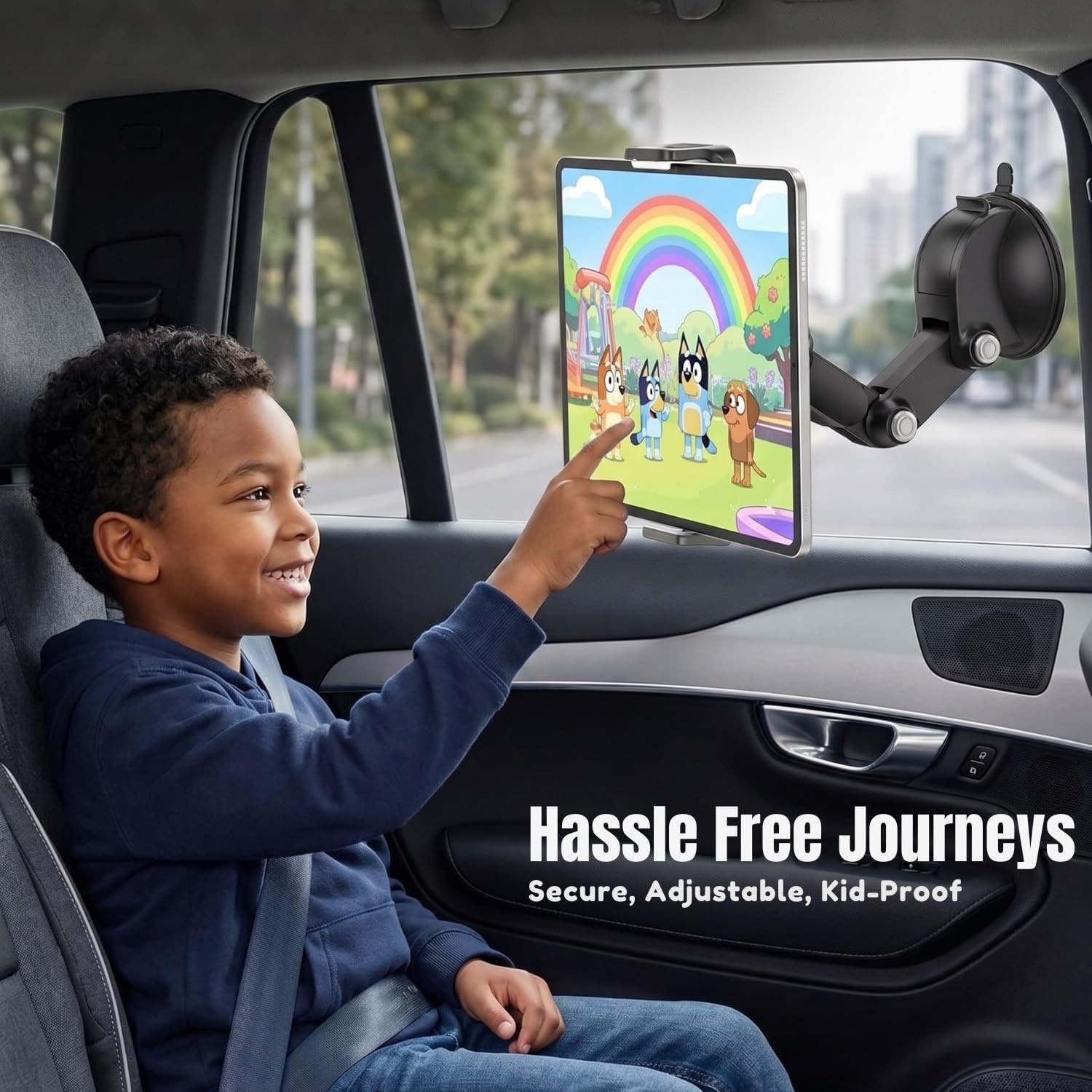 Universal Car Mount Windshield Dashboard Holder for iPad Stand