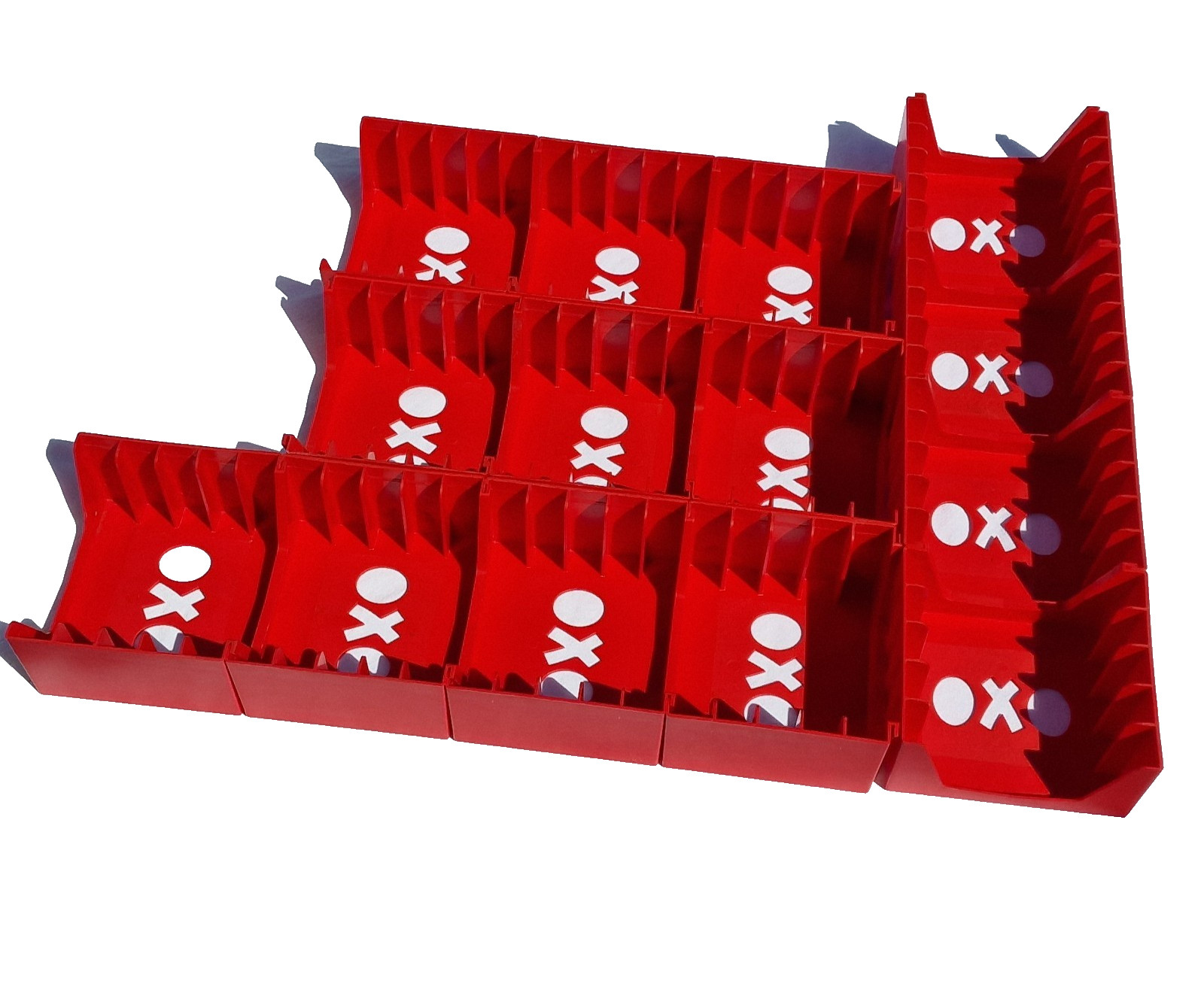 14 x OXO interlocking Cassette storage racks/trays/holders