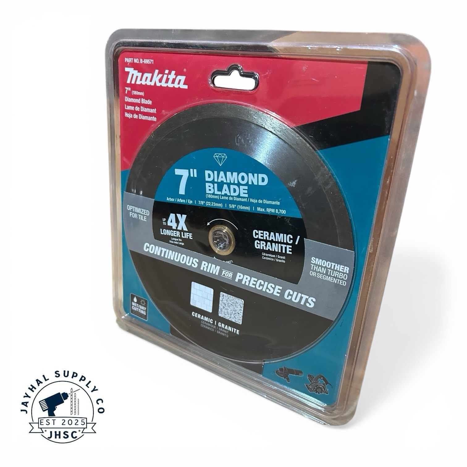 Makita 7 in. Continuous Rim Diamond Blade for General Purpose