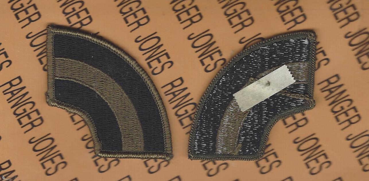 US Army 42nd Infantry Division OD Green & Black DBU uniform patch m/e