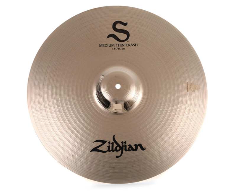 Zildjian S Series 18" Medium Thin Crash Cymbal/New-Warranty/Model # S18MTC