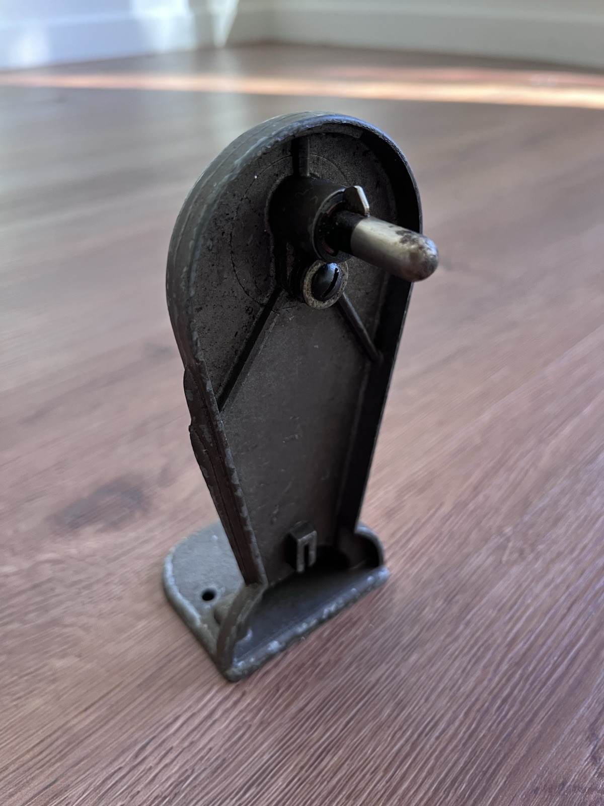 Vintage Mechanical Wizard Chicago Pencil Sharpener BASE ONLY 1900-1920 Cast-Iron