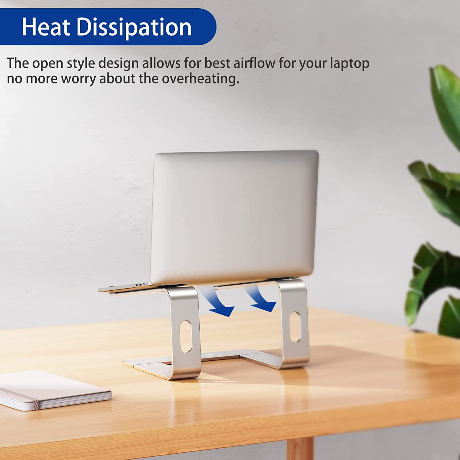 LS03 Aluminum Laptop Stand, Ergonomic Detachable Computer Stand, Notebook Riser