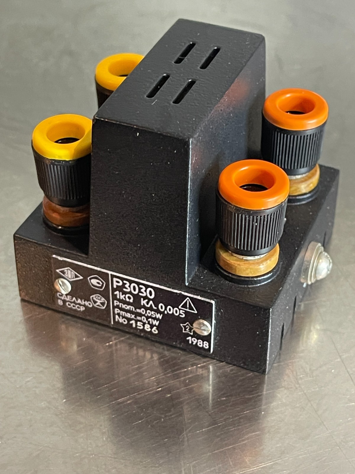 1000 Ohm 1 kOhm Ω Resistance Standard Resistor Calibrator Accuracy 0.005%