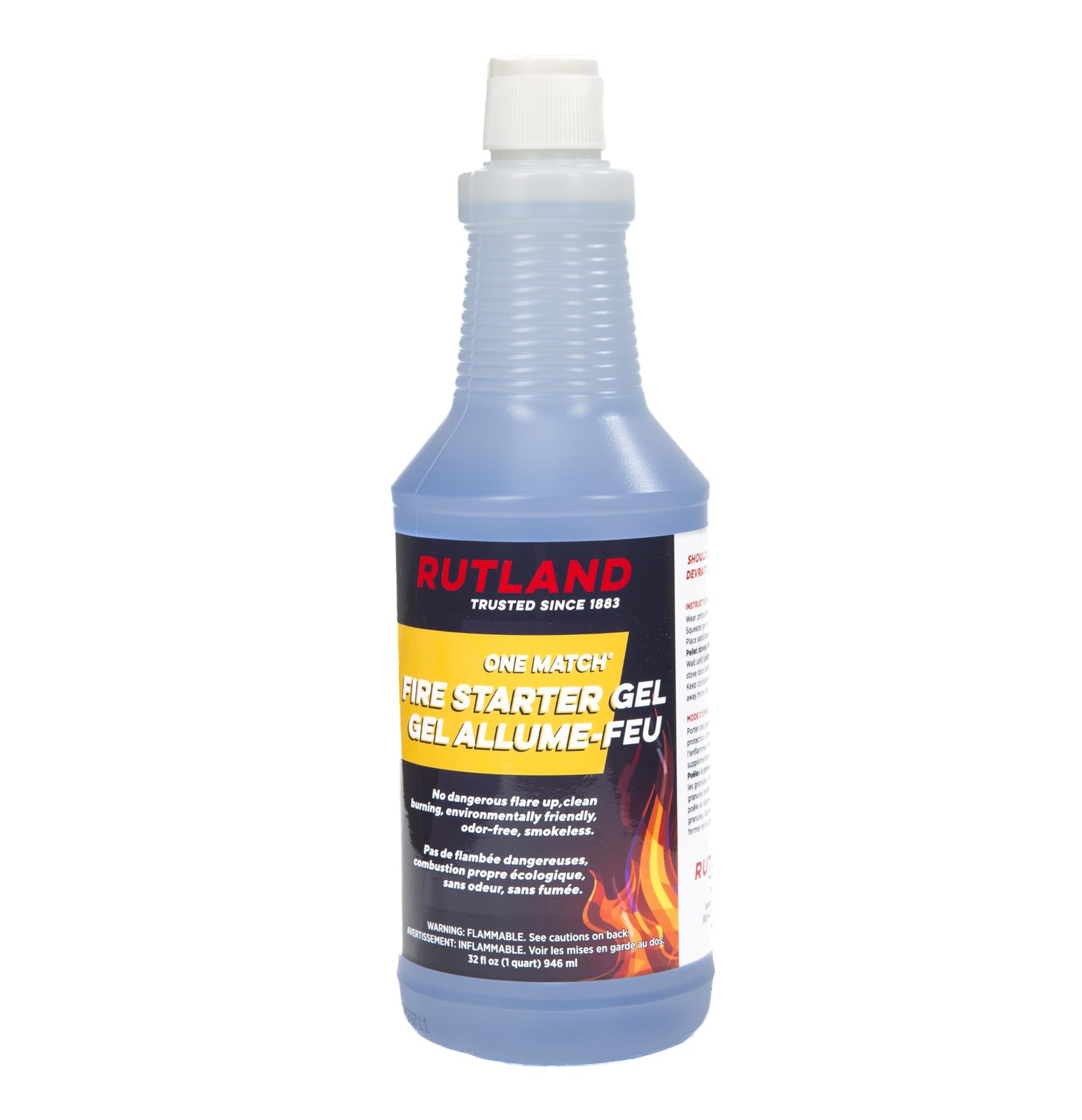 Rutland One Match Gel Fire Starter, Gelled Firestarter for Grills, Charcoal, ...