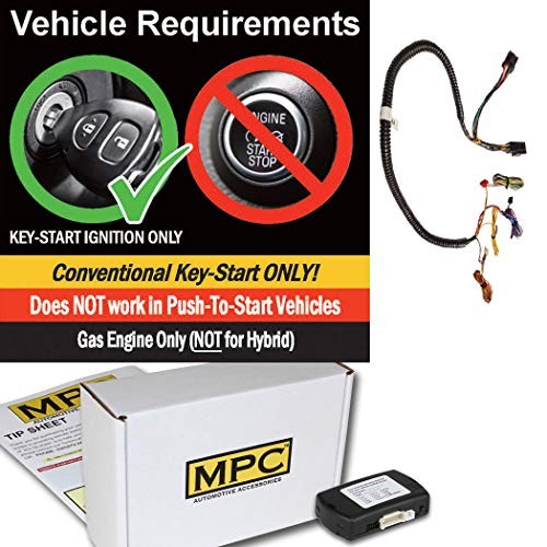Complete Factory Remote Activated Remote Start Kit Compatible with 2008-2010