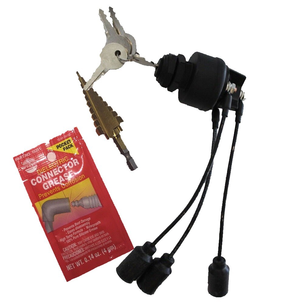 Install Kit + Black Keyed Ignition Switch Fits Humvee M998 Plug & Play H1