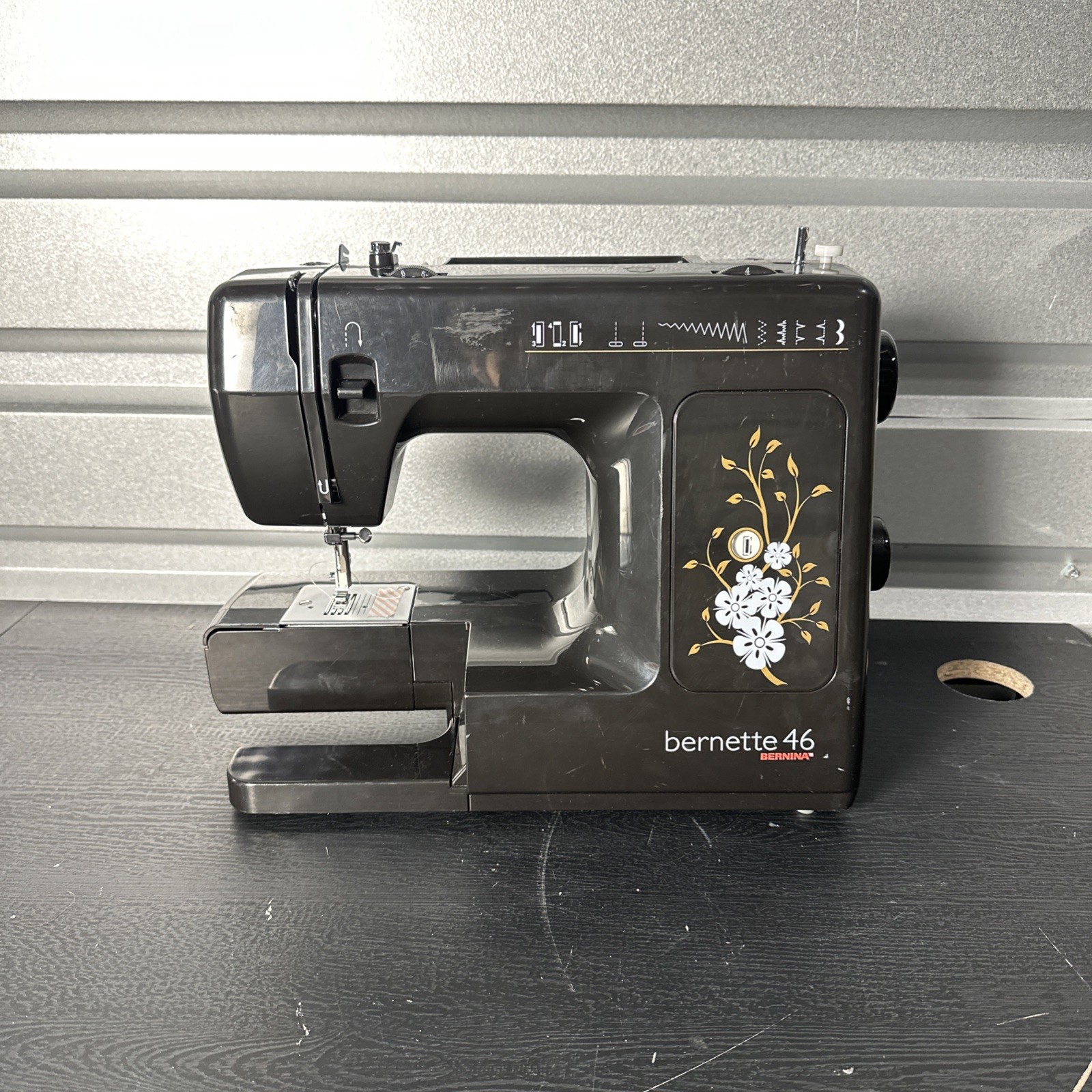 Bernina Bernette 46 Black Model 52157358 Portable Sewing Machine