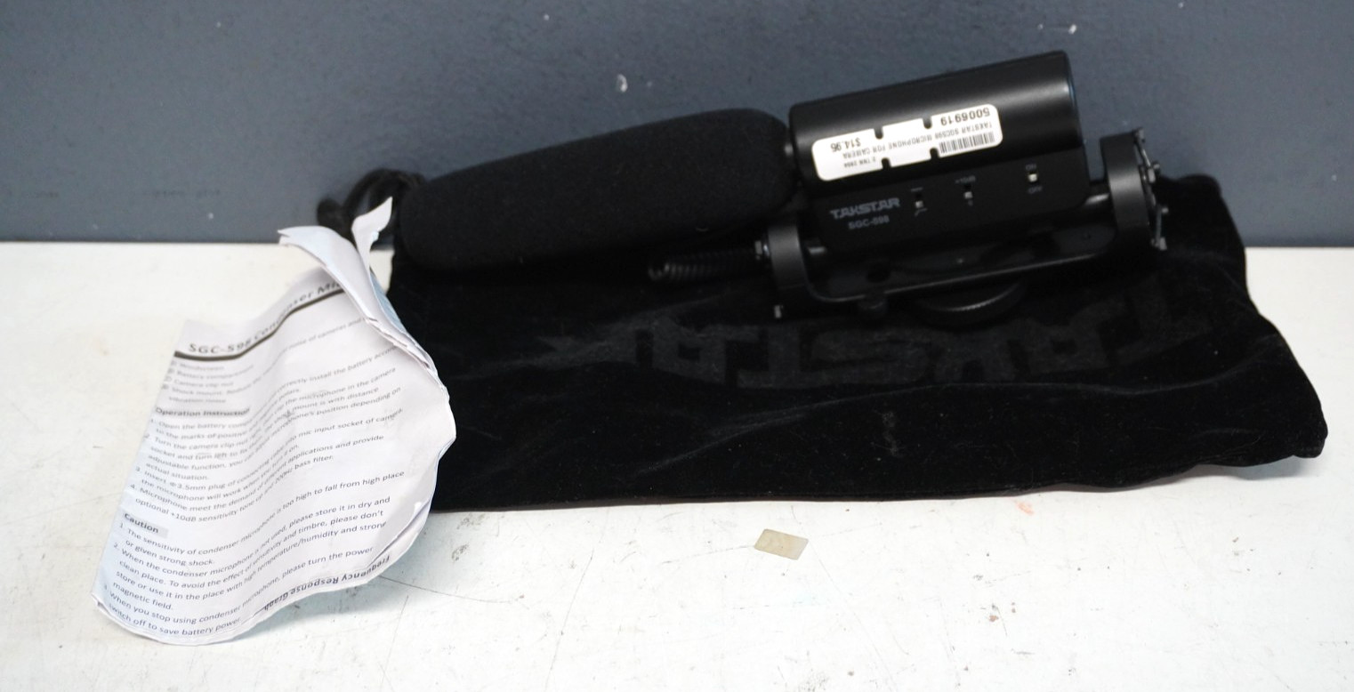 Takstar • SGC-598 Shotgun Video Microphone Camera Interview Recording Mic