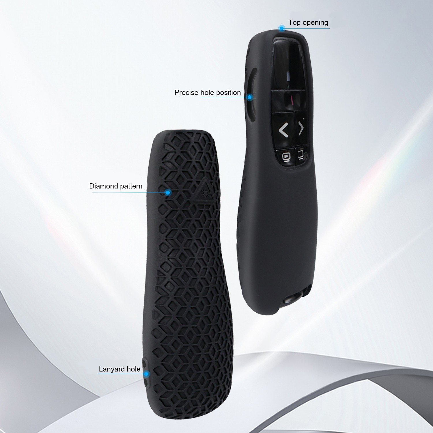 Soft Silicone Protective Case for Logitech Wireless Presenter R400 Remote Cover