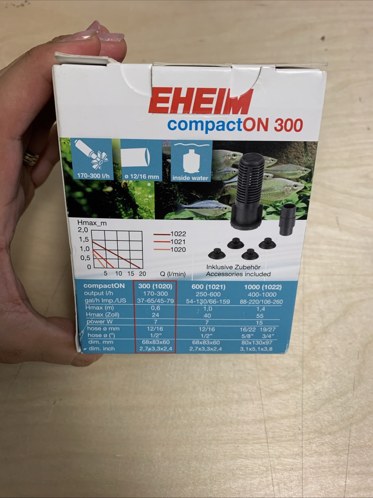 EHEIM compactON 300 (79 GPH) Aquarium Pump - EHEIM