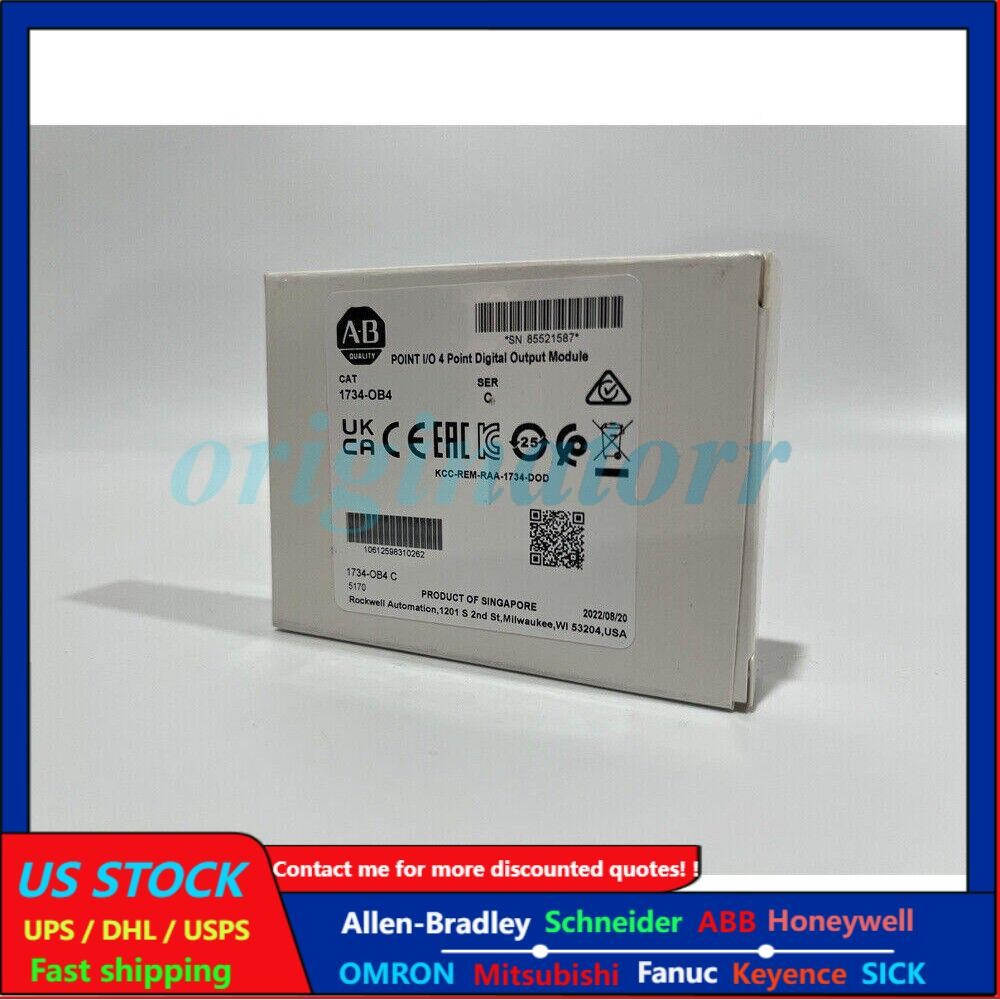 - Allen-Bradley 1734-OB4 POINT I/O 4Point Digital Output Module US Free Tax