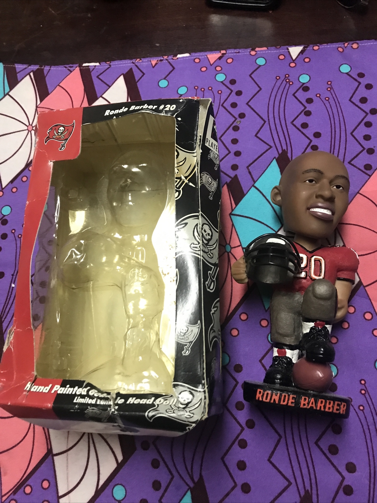 Ronde Barber Bobble Head Figure Series Limited Edition Hand Painted Bucs