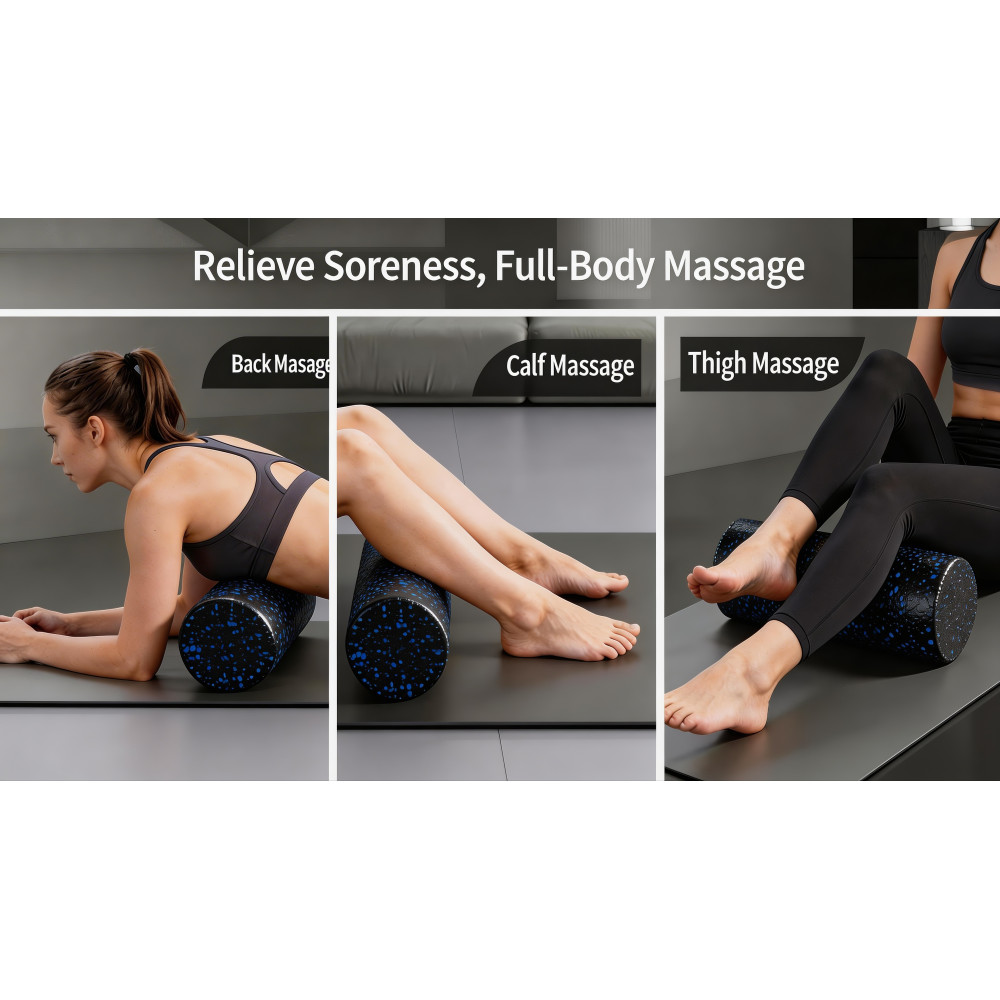 60cm High Density EPP Foam Roller Solid Yoga Muscle Recovery Massage