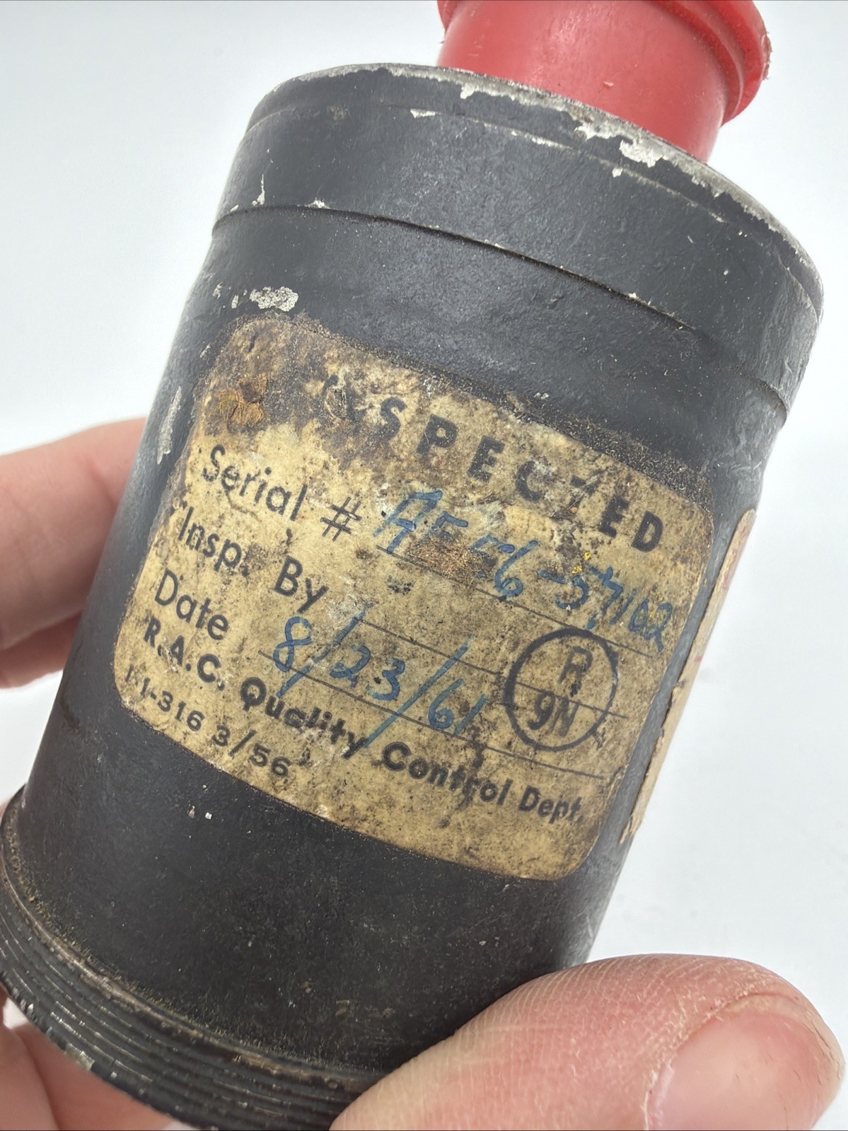 Vintage Bendix Eclipse Aircraft Indicator Fuel Glow Marked PPH X1000