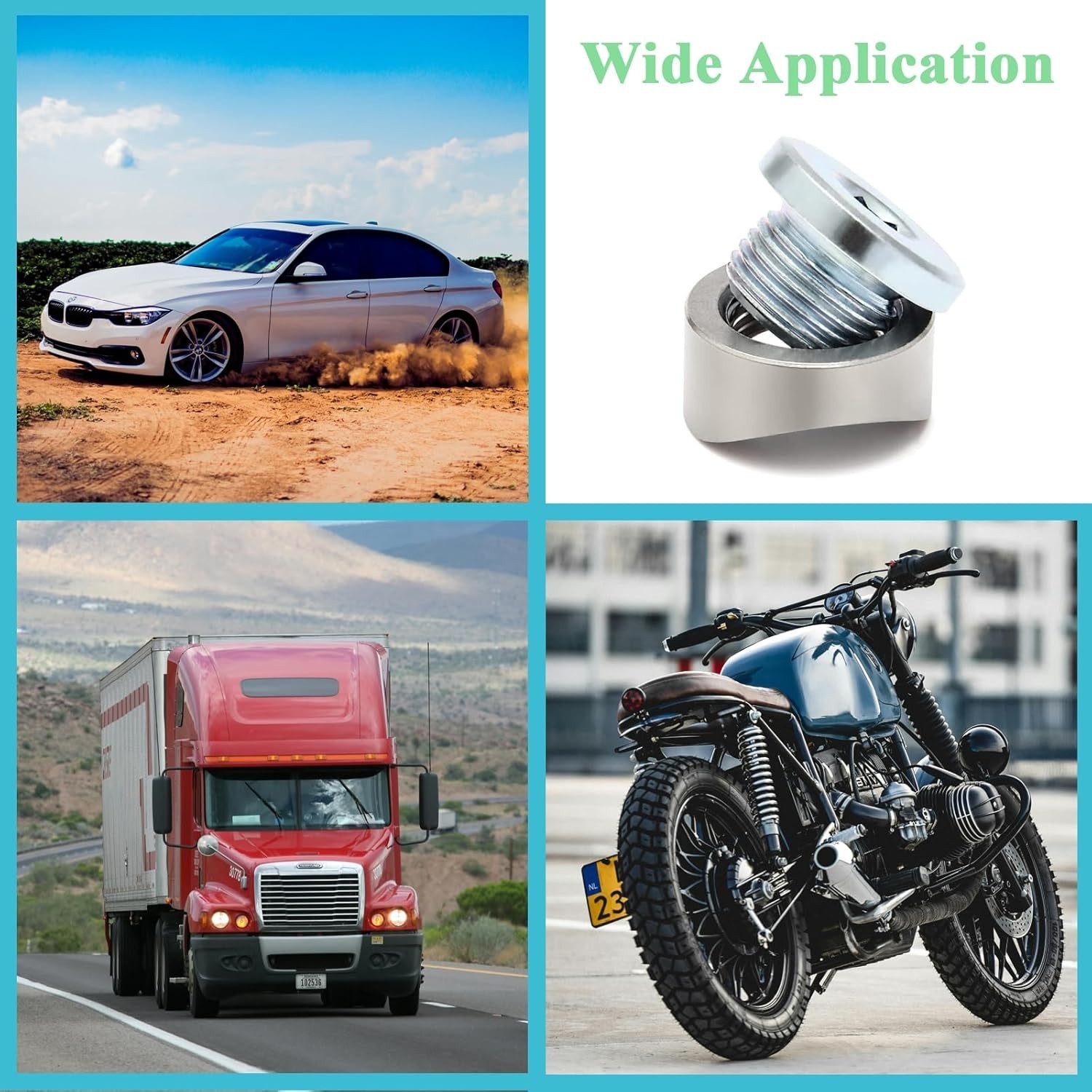 High-Quality O2 Sensor Bung with Plug - Universal Fit for Exhaust Upgrades