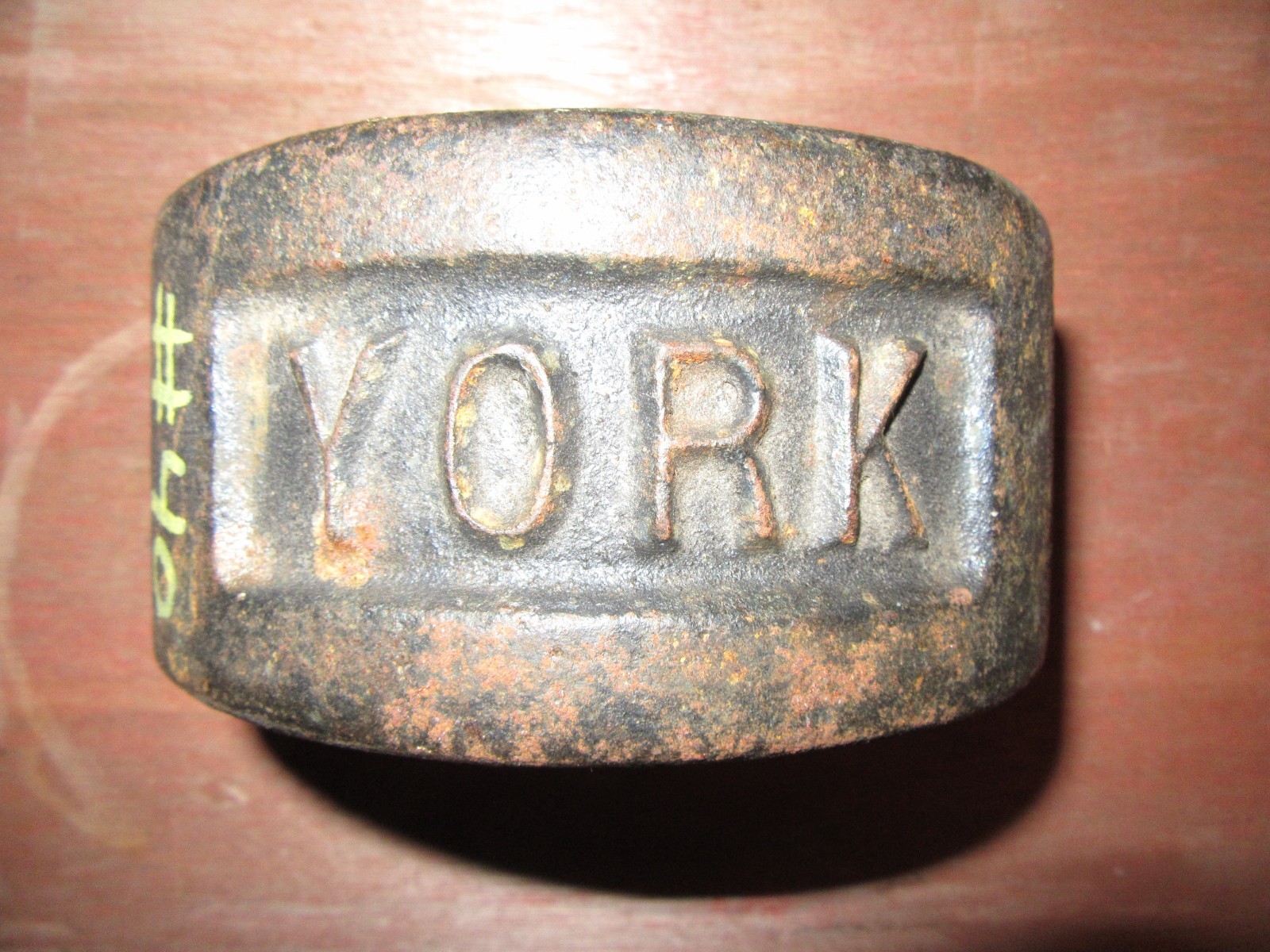 YORK Roundhead Half 40 Pound Blob Grip YORK Side 2nd Generation