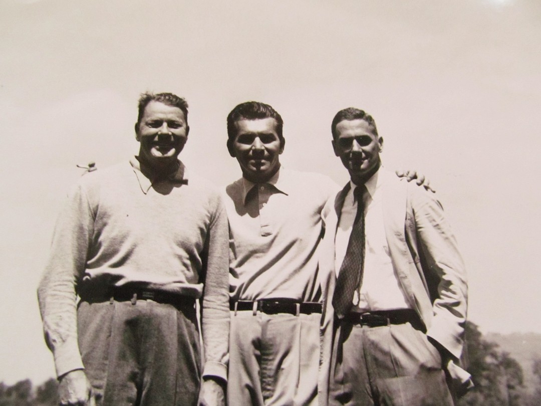 VINTAGE BLACK & WHITE HY PESKIN PHOTO OF US OPEN CHAMP JULIUS BOROS