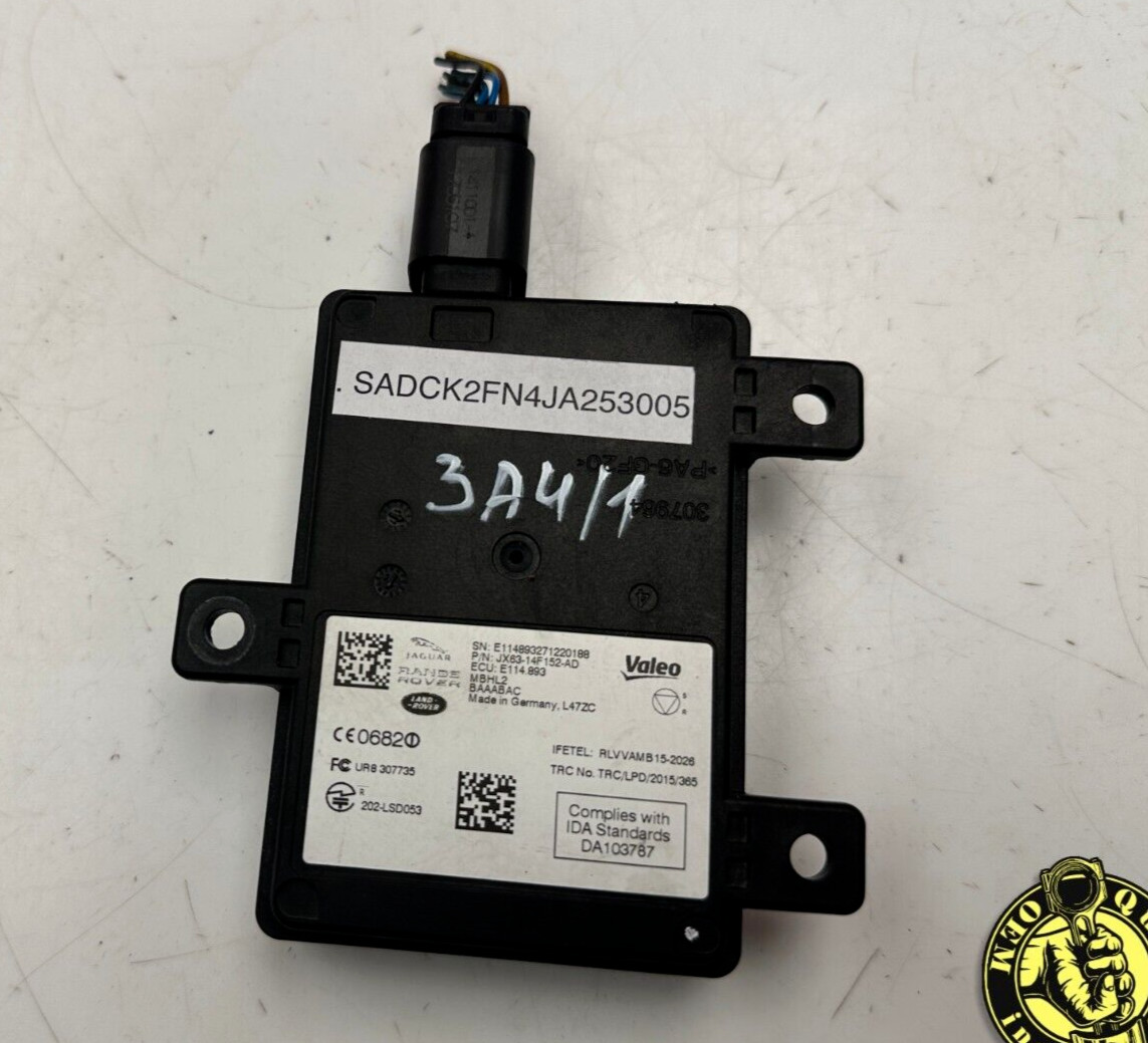 2017-2020 JAGUAR LAND ROVER  REAR BLIND SPOT SENSOR CONTROL MODULE JX6314F152AD