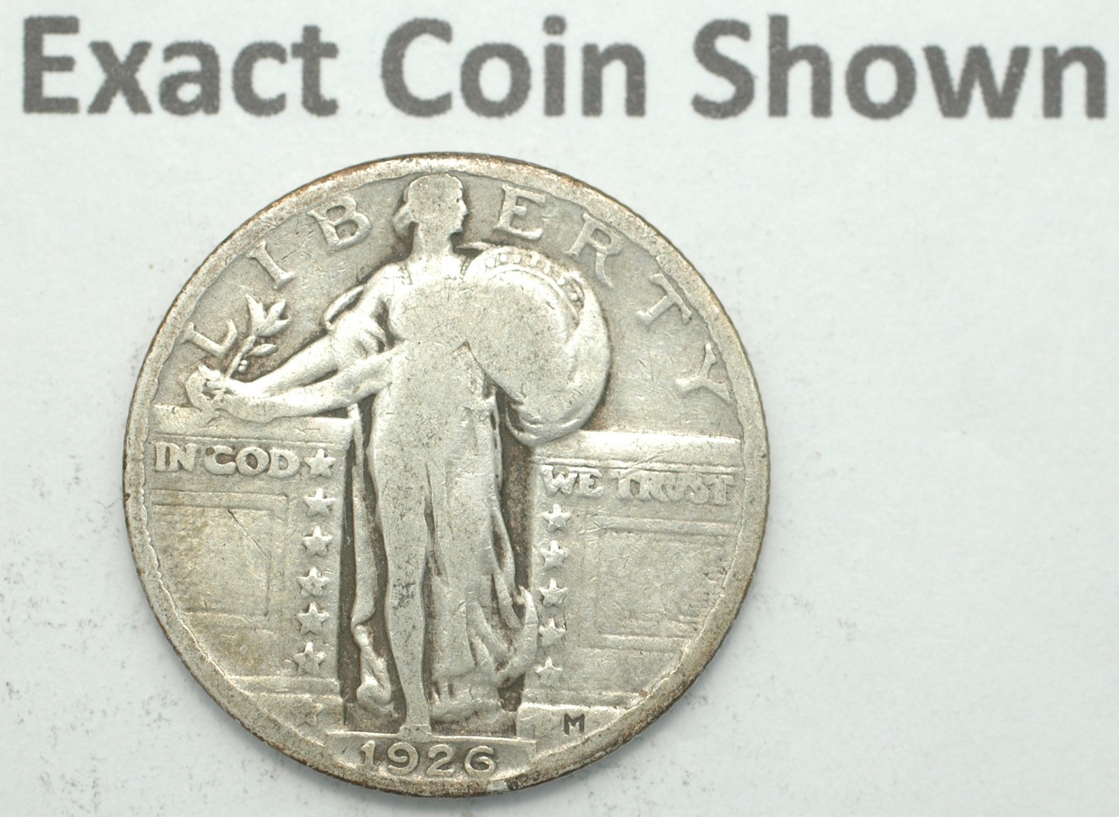 1926 P Standing Liberty 90% Silver Quarter