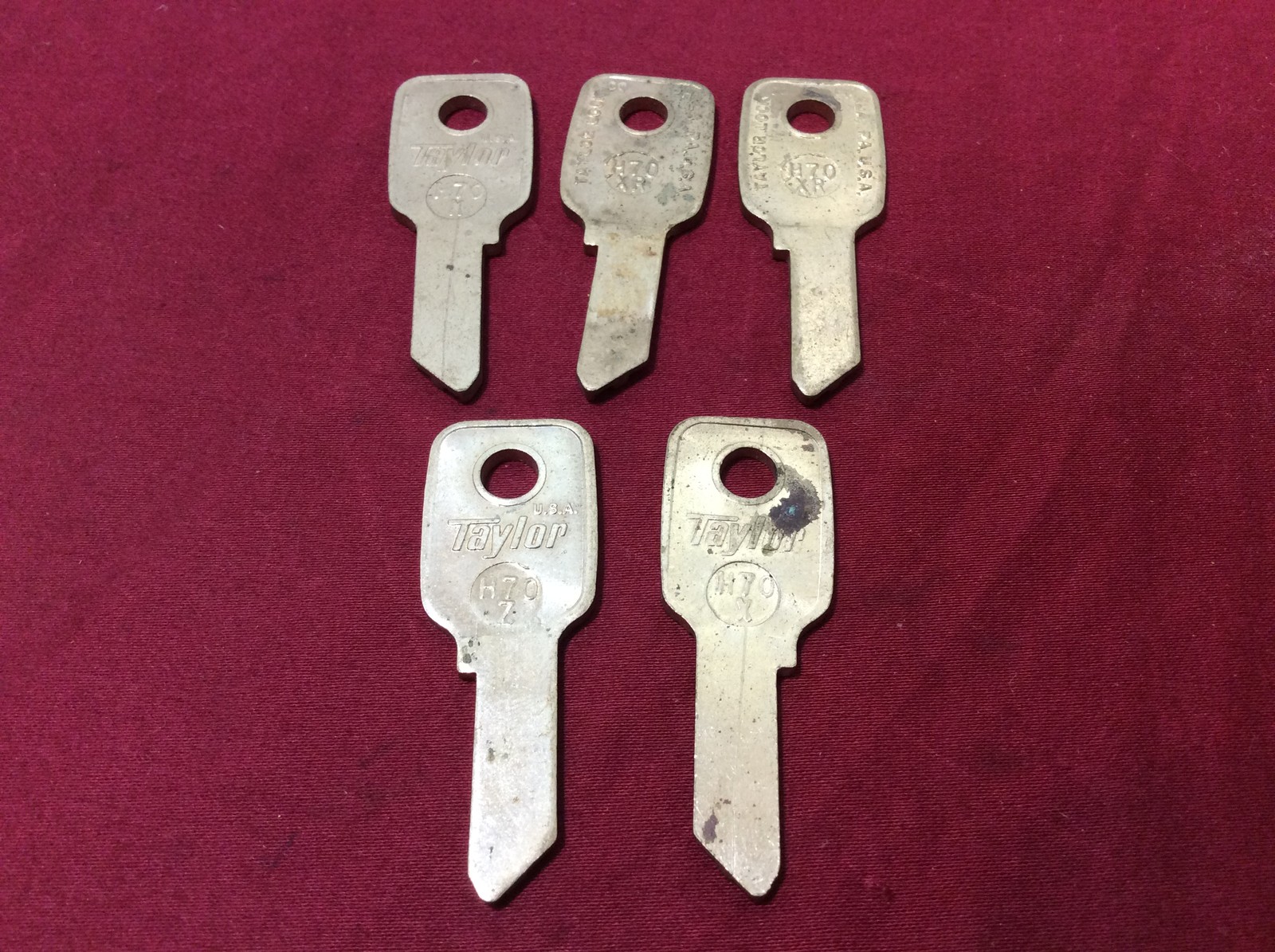 Honda Motorcycle by Taylor H70X, H70XR & H70Z Key Blanks, Set of 5- Locksmith