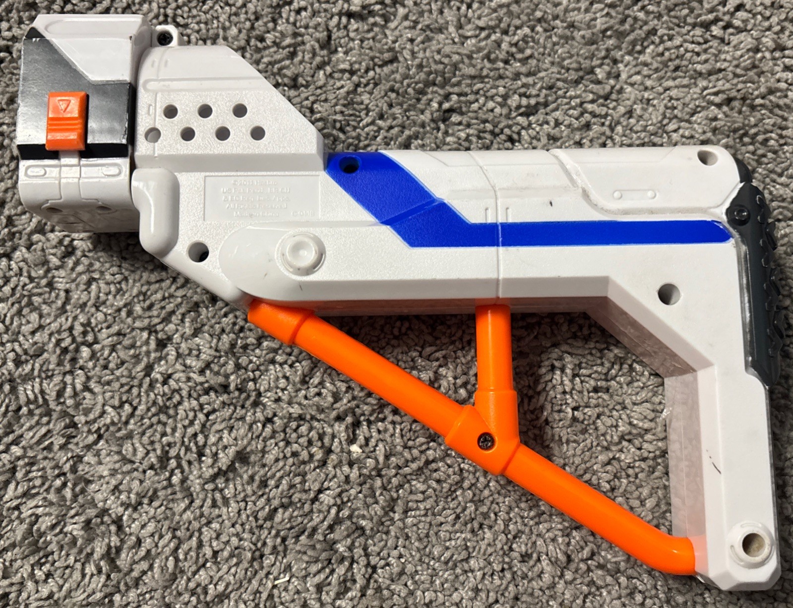 nerf n-strike elite retaliator stock attachment white