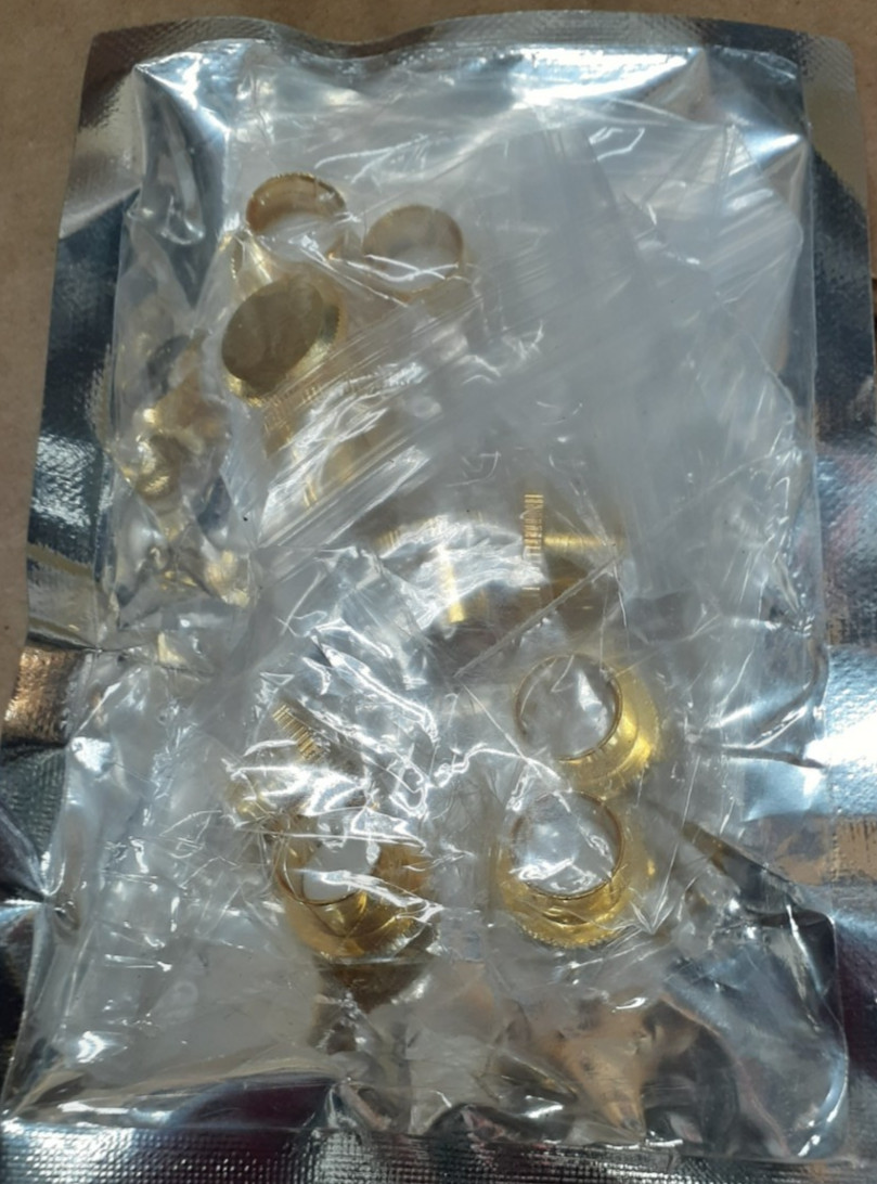 Audiocrast VI10029, Gold Plated Copper RCA Protective Caps - Pack of 10