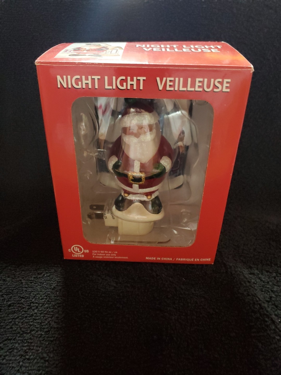 Christmas Night Light Veilleuse SANTA CLAUSE House Costco - Excellent Condition