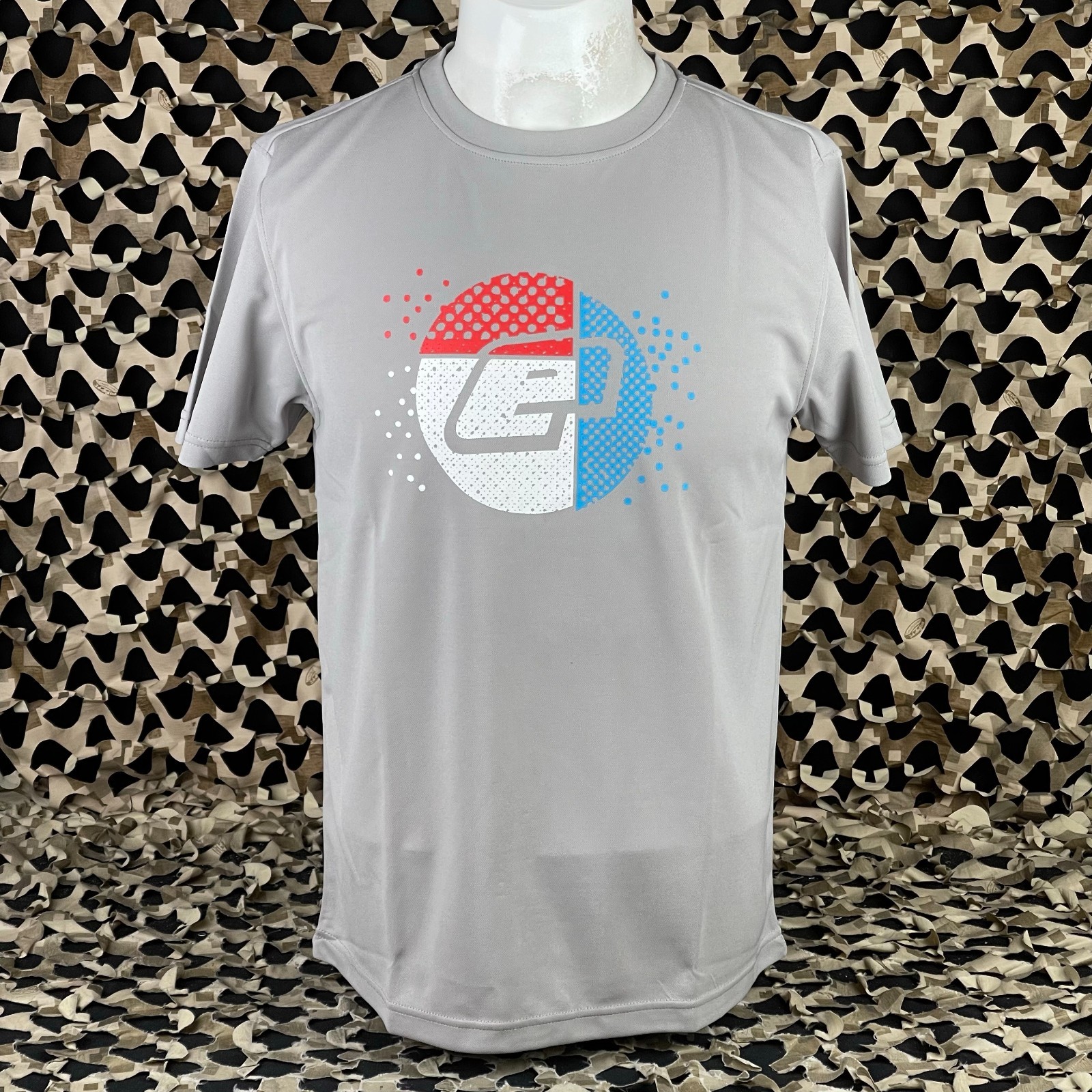 NEW Planet Eclipse Split Men's T-Shirt - Grey - Small