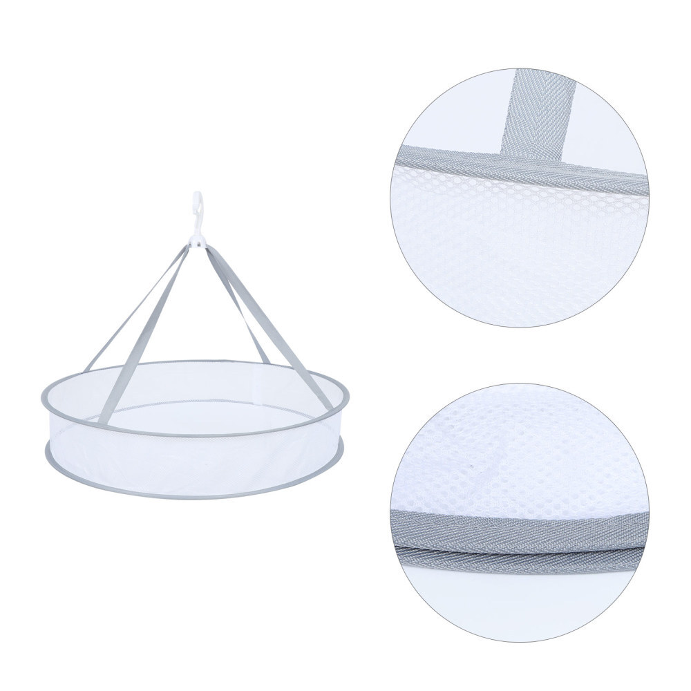 Hanging Drying Laundry Rack Meat Net Sweater Dryer Rack Net Mesh Clothes Basket