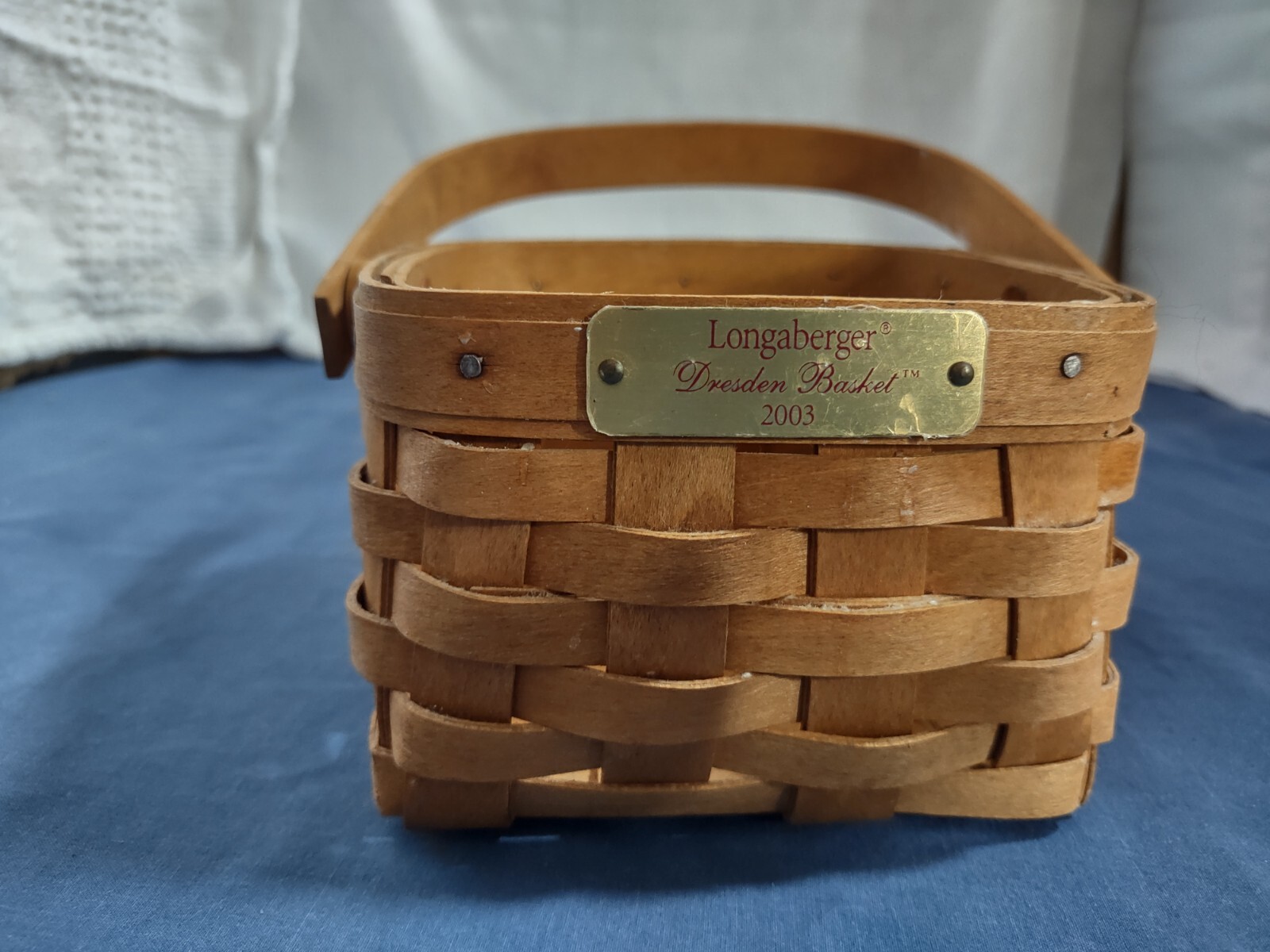 Longaberger Dresden  basket 2003 w liner