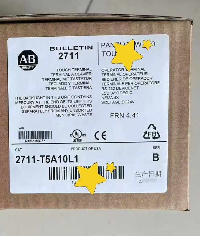 AB2711-T5A10L1 NEW Unopened AB 2711T5A10L1 Free Shipping