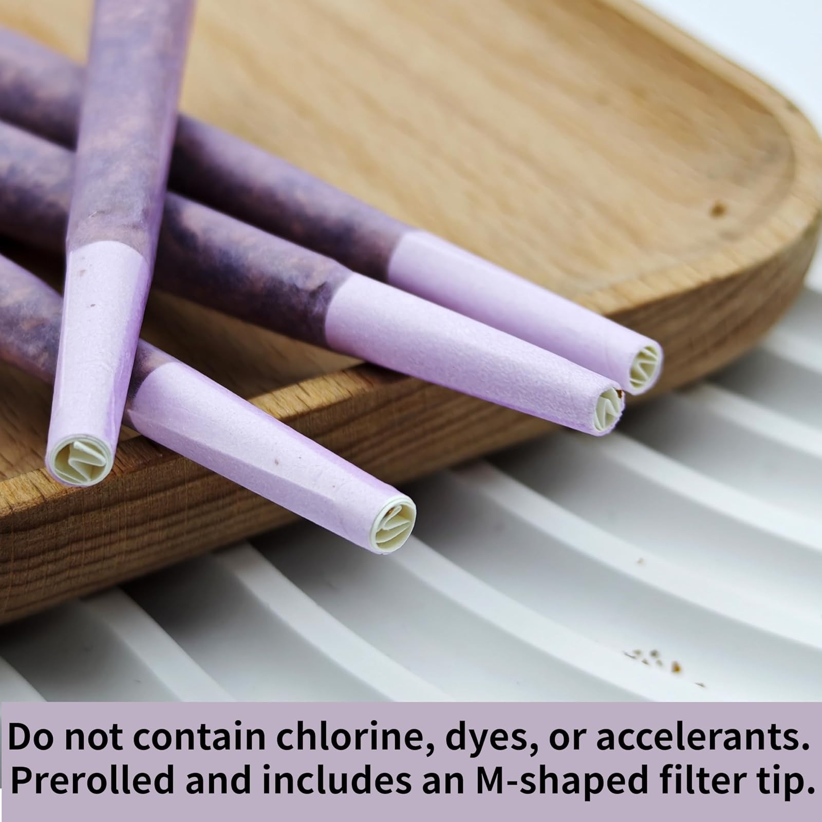 usixdaxla Purple Pre Rolled Cones - 100 Pack King Size Rolling Papers
