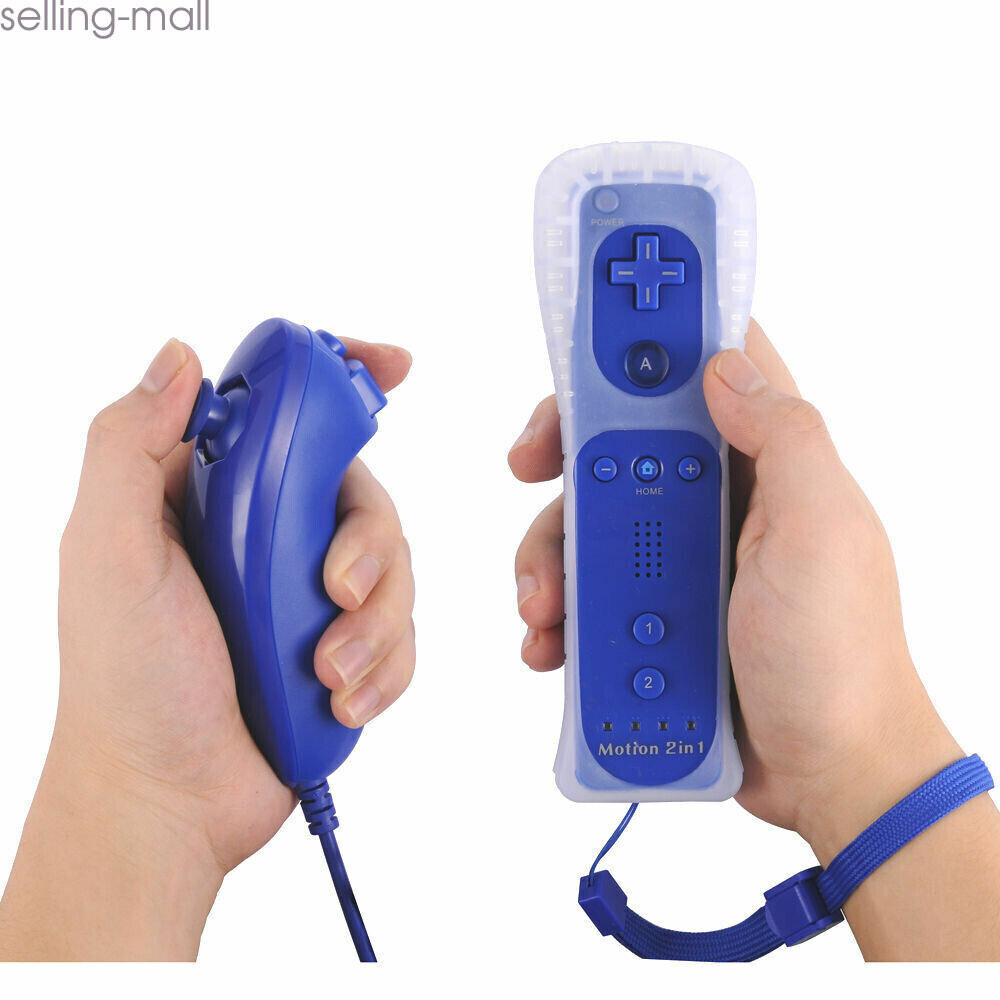 Wireless Wii Remote Nunchuck Controller Motion Plus For Nintendo Wii Wii U