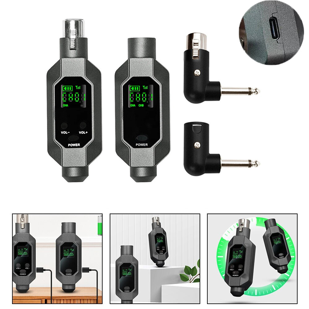 For 1 mic Wireless Microphone Converter XLR Transmitter and Receiver Microphone