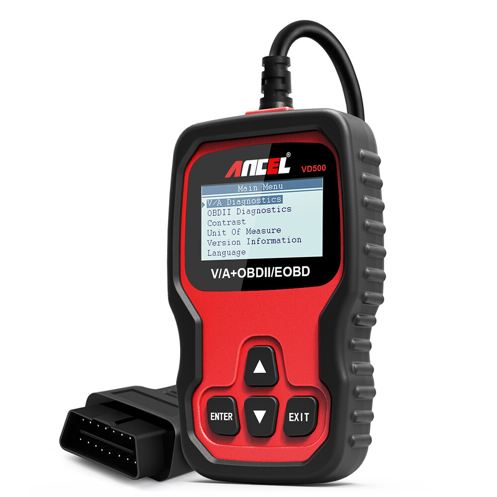 ANCEL VD500-US OBD2 Scanner Code Reader ABS SRS EPB Oil Diagnostic Tool For VAG