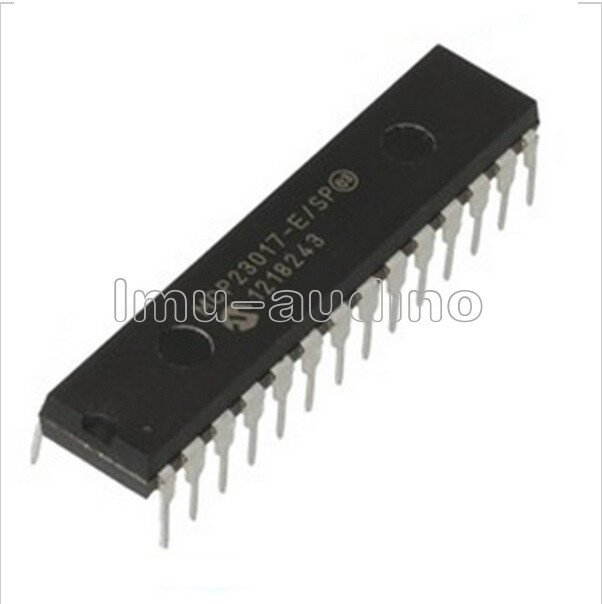 MCP23017E/SP DIP28 MCP23017 16Bit I/O Expander with I2C Interface IC