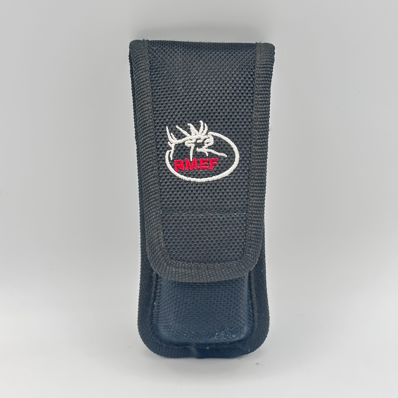 RMEF Multi-Tool Knife Pouch Belt Clip Black Nylon Hunting Camping Outdoor