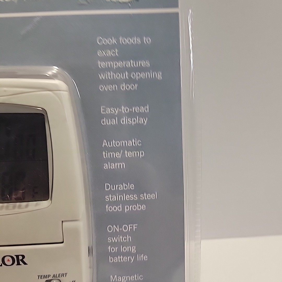 Taylor 1470 Digital Cooking Thermometer w/ Probe & Timer NEW 2004 Sealed