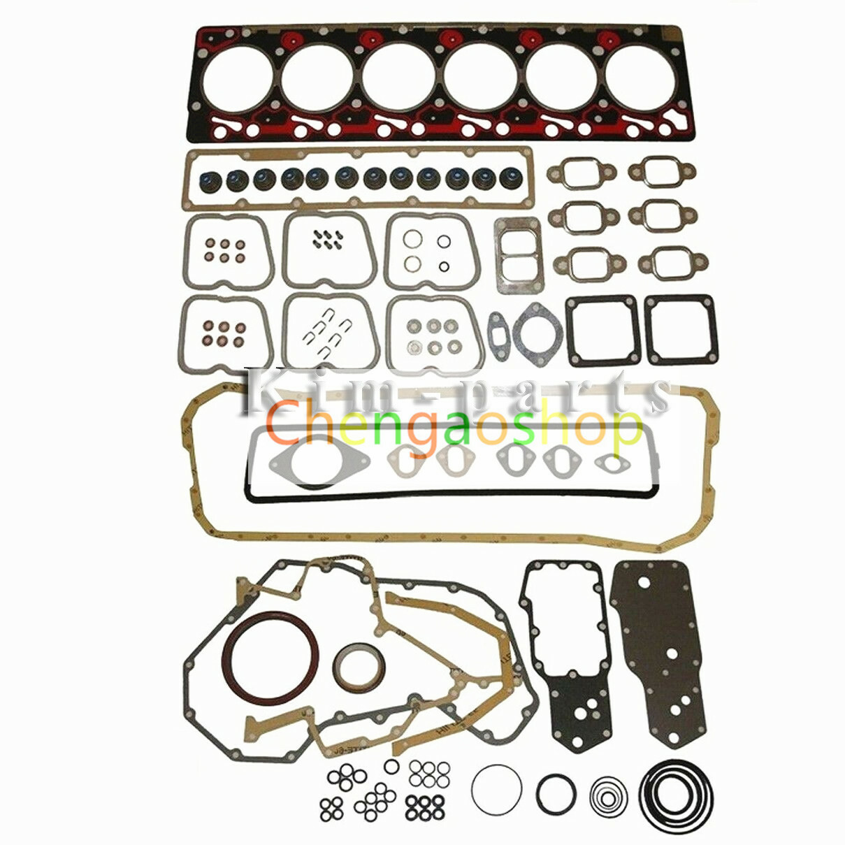 Upper & Lower Full Gasket Set 3804897 for DODGE RAM Cummins Engine 5.9L 6BT # ZX