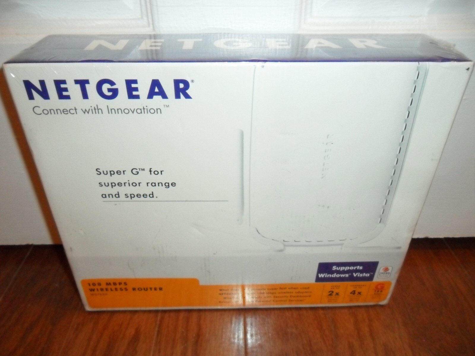 Netgear WGT624 Super-G 108 Mbps Wireless Firewall Router NEW