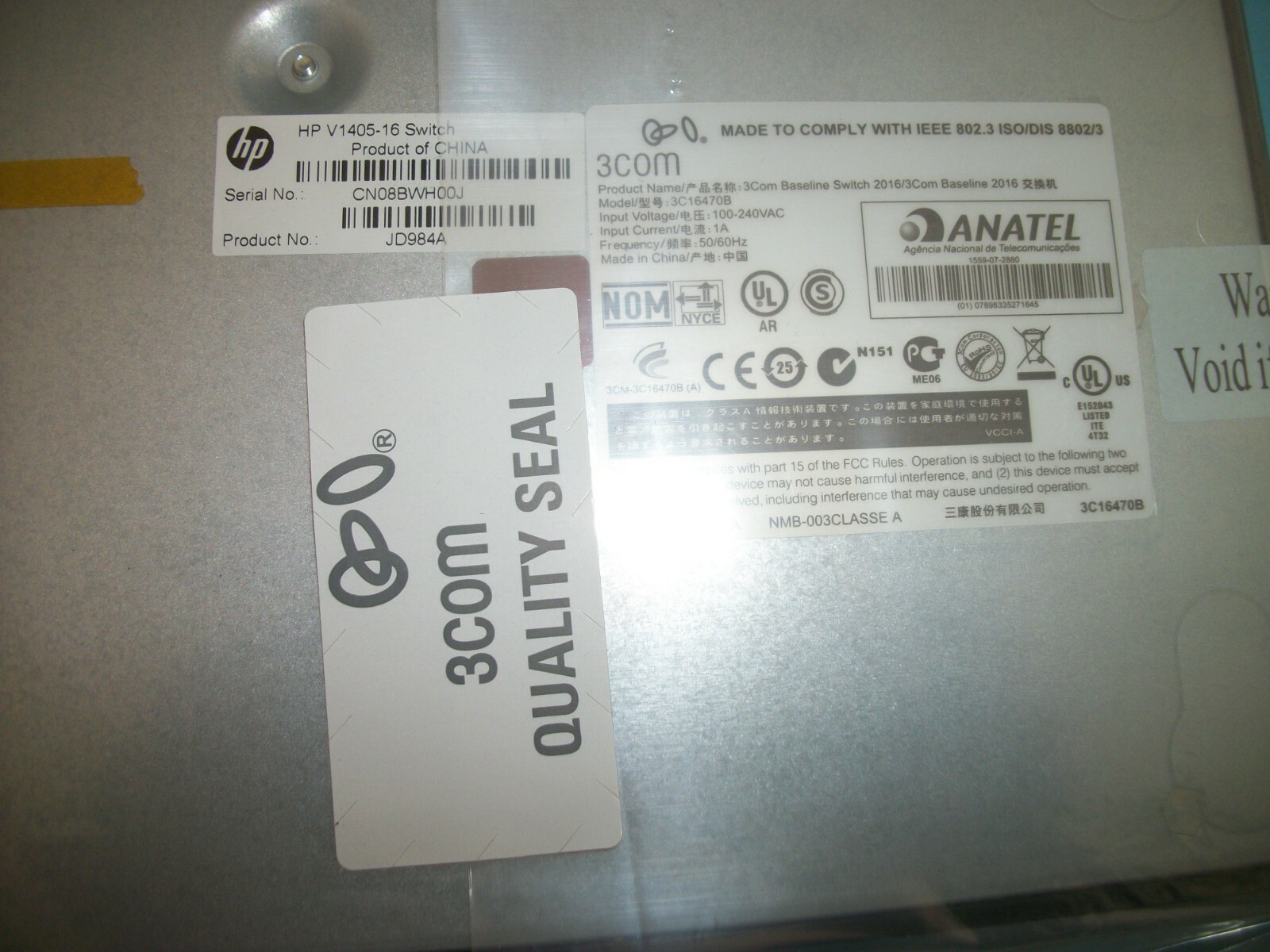 NOS HP V1405-16 DESKTOP SWITCH