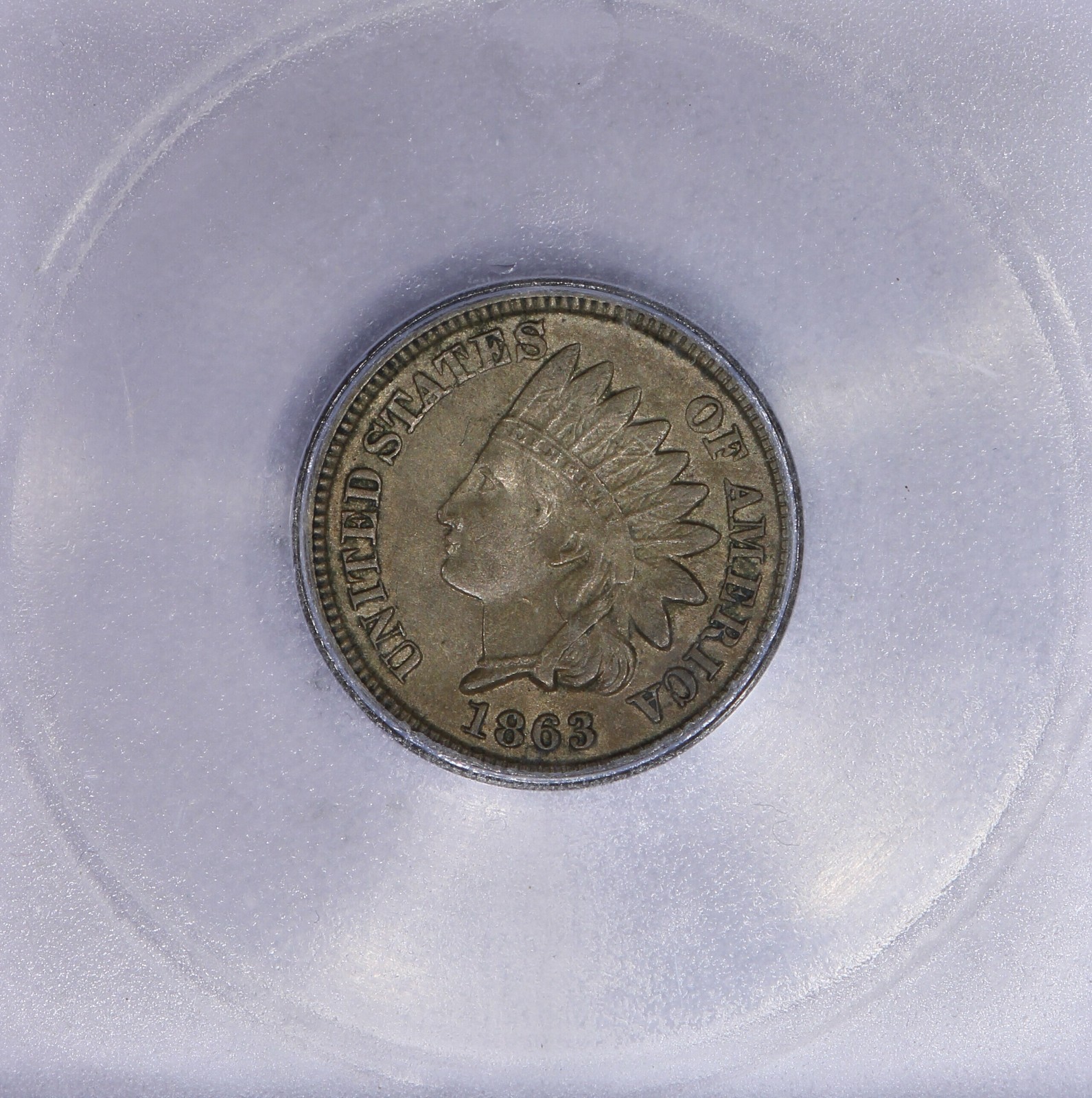 1863 Indian Cent 1C ICG EF45 XF45