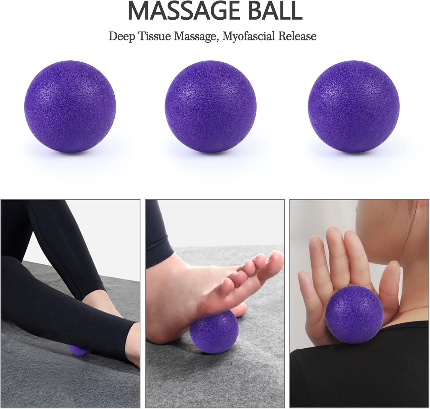 5 in 1 Foam Roller Set, Trigger Point Foam Roller Patented, Massage Roller Stick