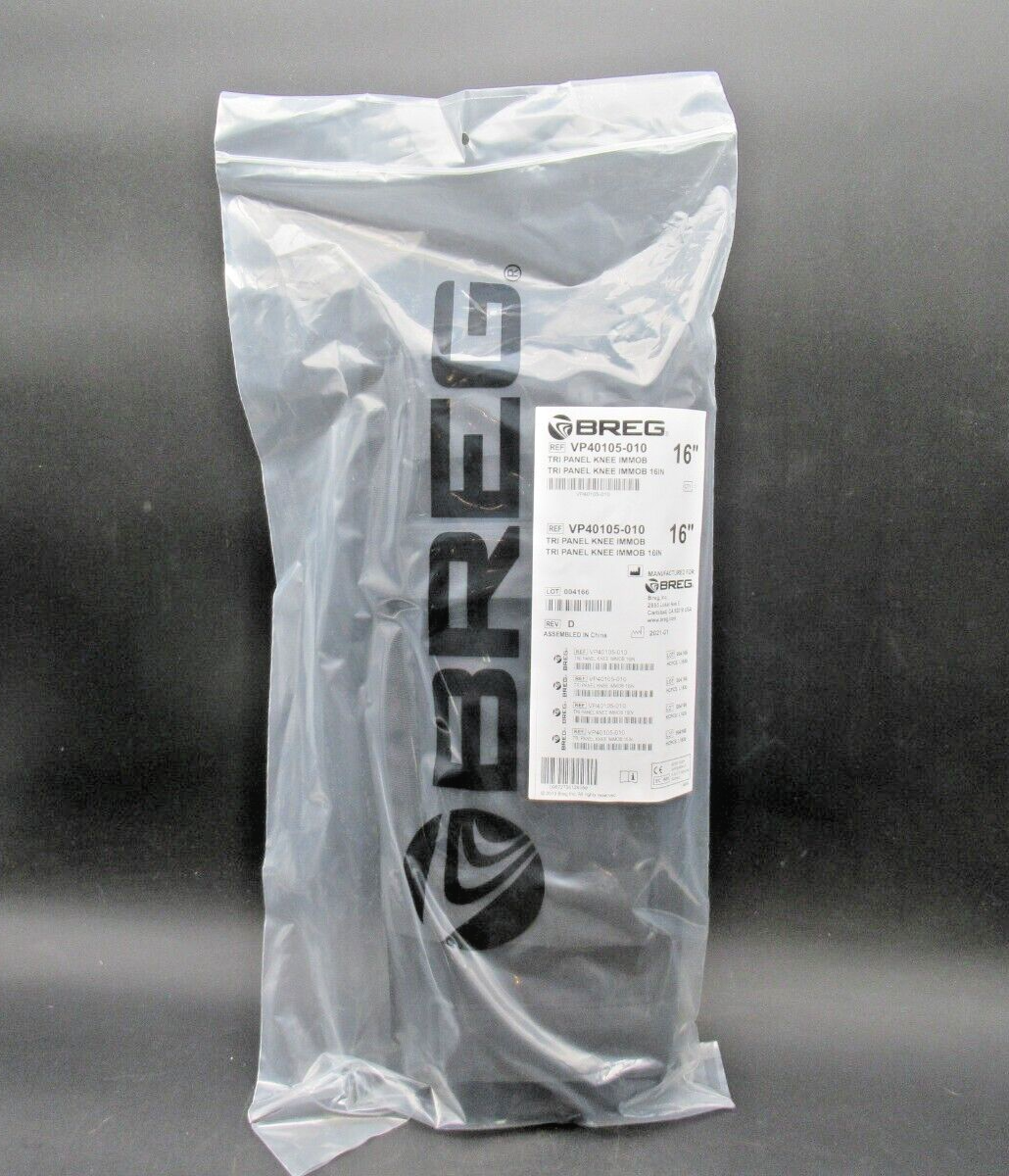 BREG 16" Standard Tri Panel Knee Immobilizer VP40105-010 *NEW SEALED*